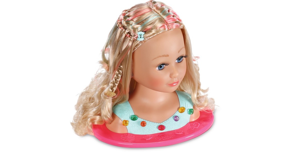 ZAPF Creation BABY born® Sister Styling Head Princess, Schmink- und Frisierkopf
