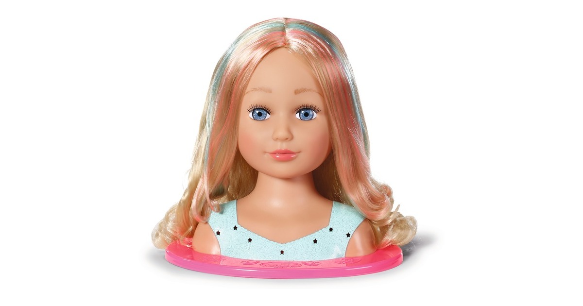 ZAPF Creation BABY born® Sister Styling Head Princess, Schmink- und Frisierkopf