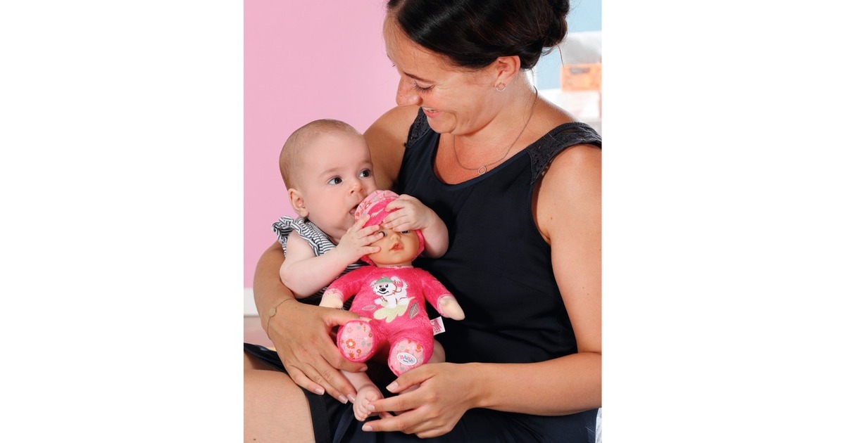 ZAPF Creation BABY born® Sleepy for babies 30cm, Puppe(pink, mit Rassel im Inneren)