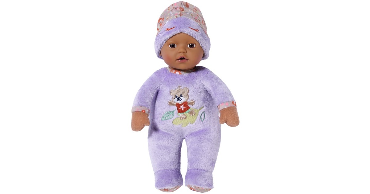 ZAPF Creation BABY born® Sleepy for babies purple 30cm, Puppe(mit Rassel im Inneren)