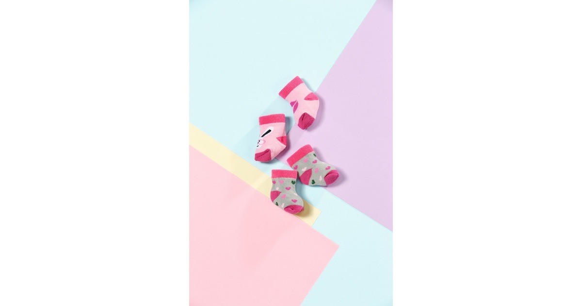 ZAPF Creation BABY born® Socken 2er-Pack 43cm, Puppenzubehör(sortierter Artikel)