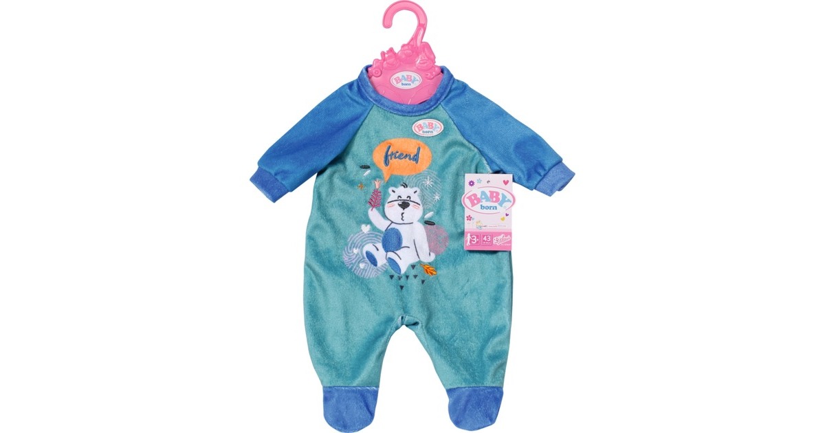 ZAPF Creation BABY born® Strampler Blau 43cm, Puppenzubehör