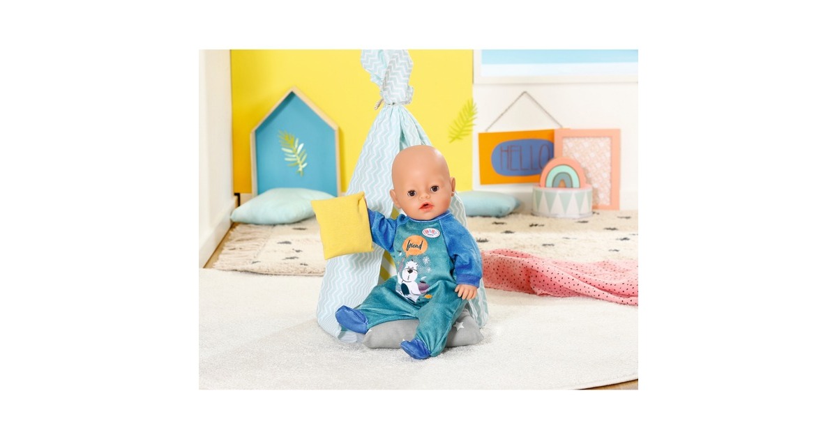 ZAPF Creation BABY born® Strampler Blau 43cm, Puppenzubehör