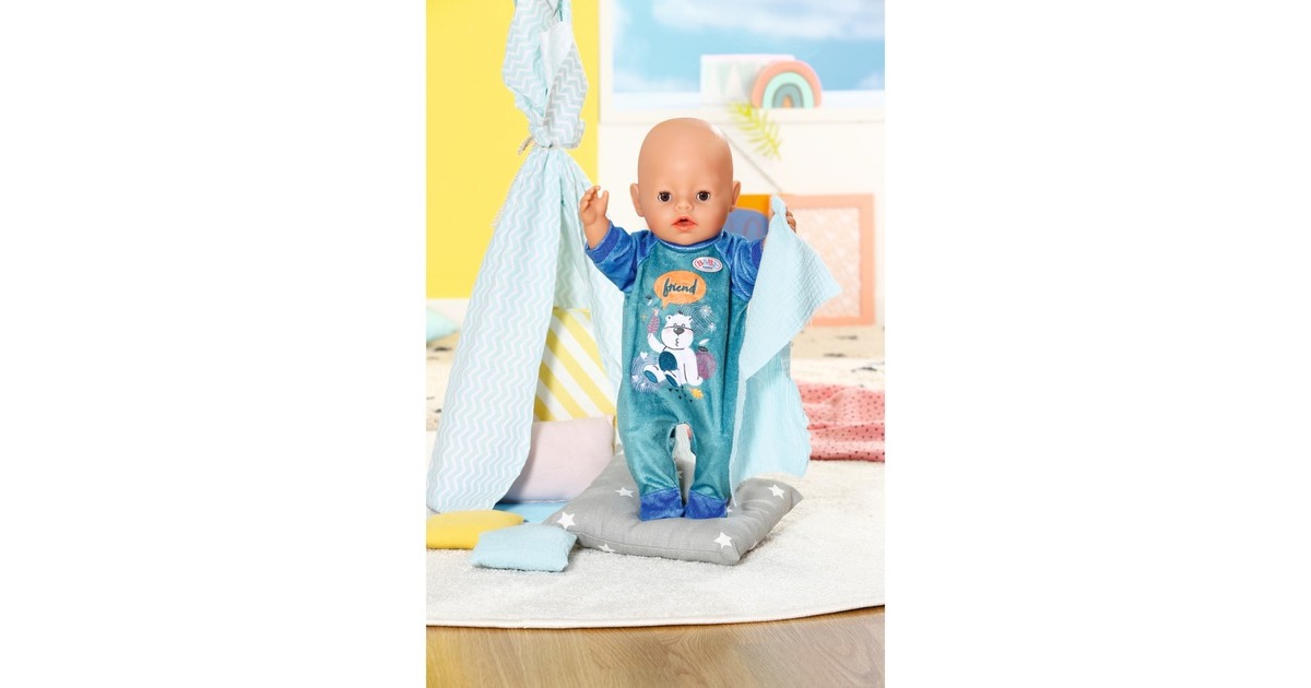 ZAPF Creation BABY born® Strampler Blau 43cm, Puppenzubehör