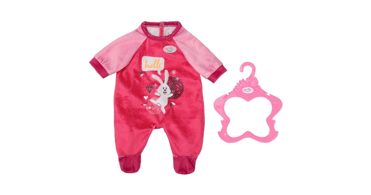 ZAPF Creation BABY born® Strampler Pink 43cm, Puppenzubehör