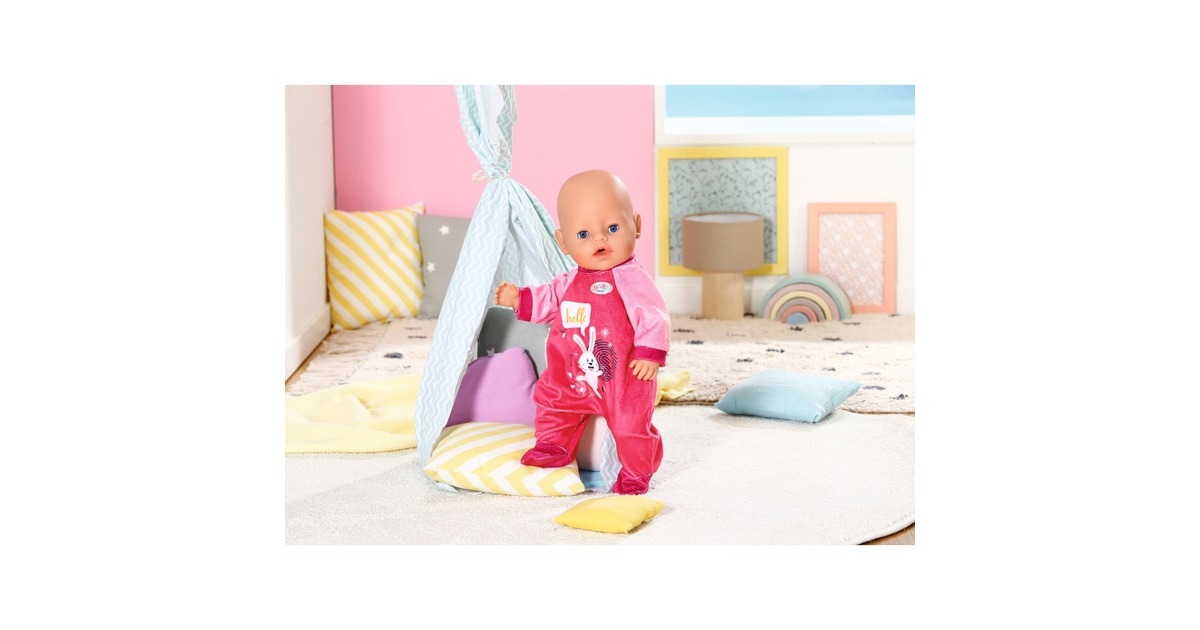ZAPF Creation BABY born® Strampler Pink 43cm, Puppenzubehör