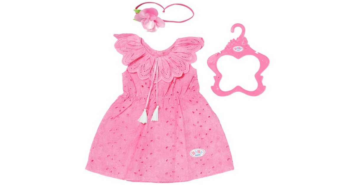 ZAPF Creation BABY born® Trend Blumenkleid 43cm, Puppenzubehör(Kleid und Haarband, inklusive Kleiderbügel) ZAPF Creation BABY born® Trend Blumenkleid 43cm, Puppenzubehör(Kleid und Haarband, inklusive Kleiderbügel)