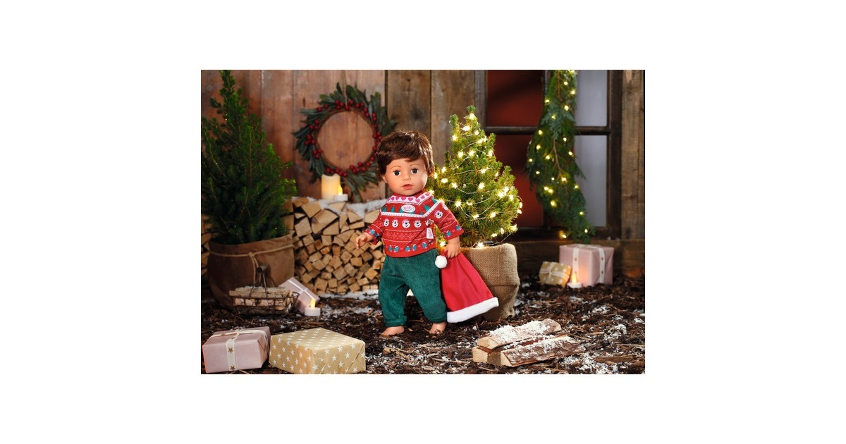 ZAPF Creation BABY born® Weihnachtsoutfit 43 cm, Puppenzubehör
