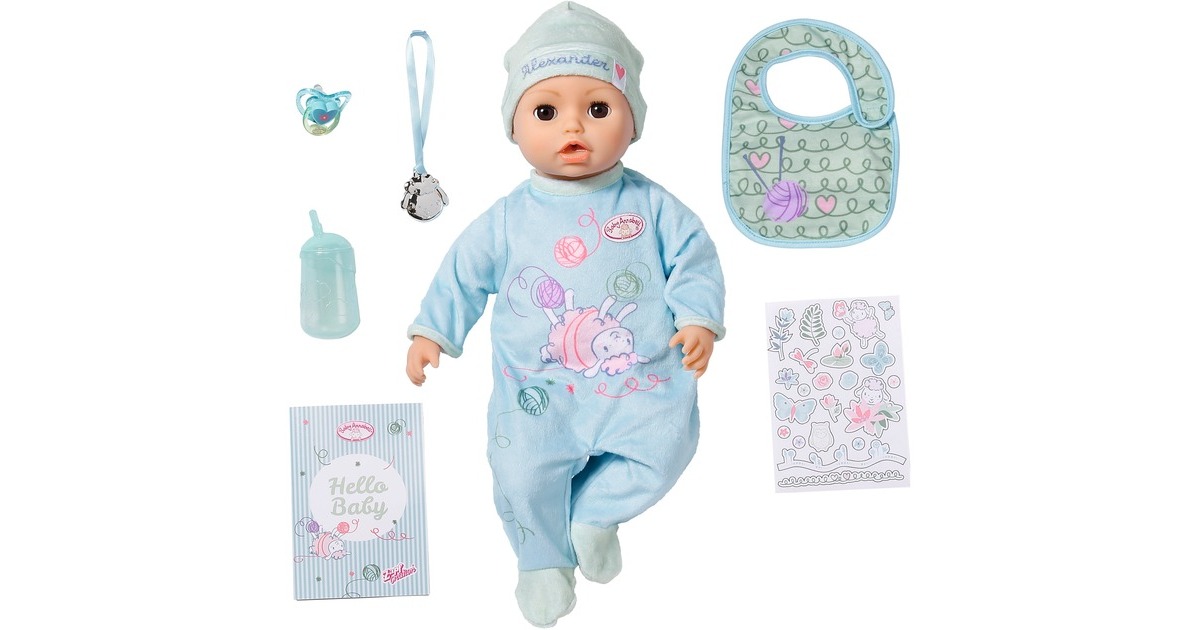ZAPF Creation Baby Annabell® Active Alexander 43cm, Puppe