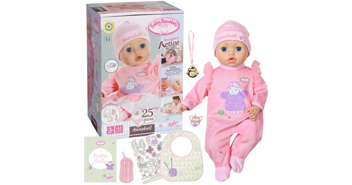 ZAPF Creation Baby Annabell® Annabell Active Annabell 43cm, Puppe