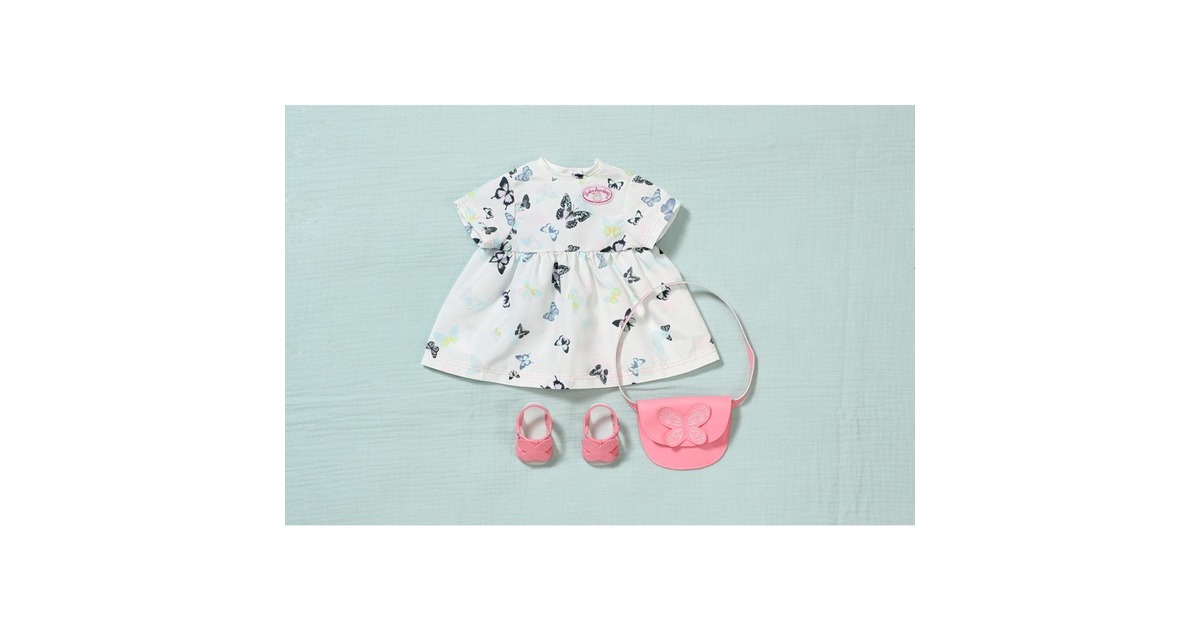 ZAPF Creation Baby Annabell® Kleid Set 43cm, Puppenzubehör(inklusive Kleiderbügel)