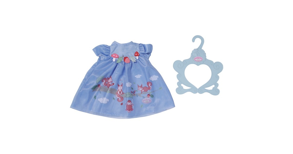ZAPF Creation Baby Annabell® Kleid blau, Puppenzubehör(43 cm)