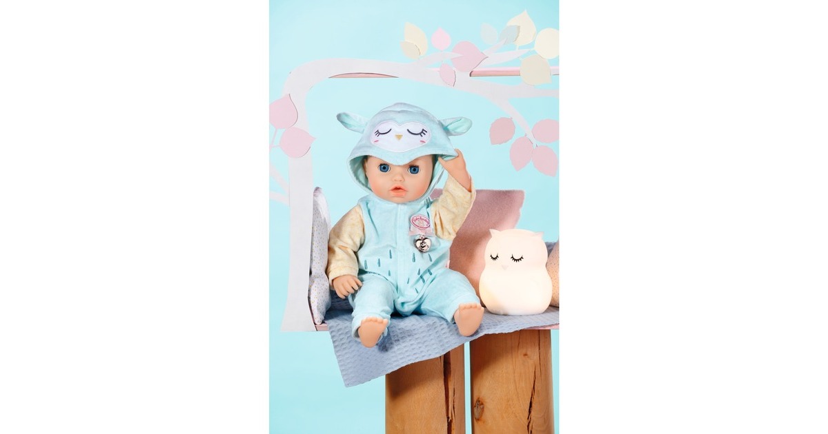 ZAPF Creation Baby Annabell® Kuschelanzug Eule 43cm, Puppenzubehör(inklusive Kleiderbügel)