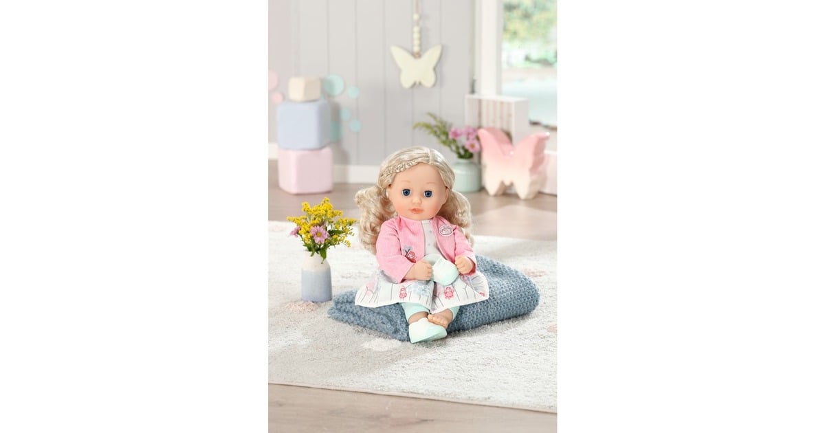 ZAPF Creation Baby Annabell® Little Sophia 36cm, Puppe(mit Schlafaugen, 2-in-1-Kleid, Leggings und Schuhen)