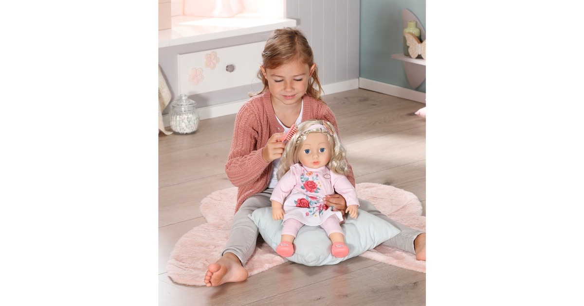 ZAPF Creation Baby Annabell® Sophia 43cm, Puppe(mit Kleid, Leggings, Schuhen, Haarband und Bürste)