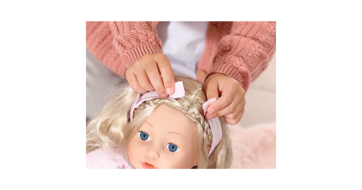 ZAPF Creation Baby Annabell® Sophia 43cm, Puppe(mit Kleid, Leggings, Schuhen, Haarband und Bürste)