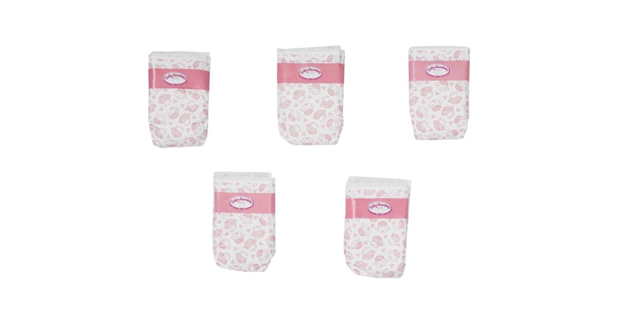 ZAPF Creation Baby Annabell® Windeln, Puppenzubehör(5 Stück)