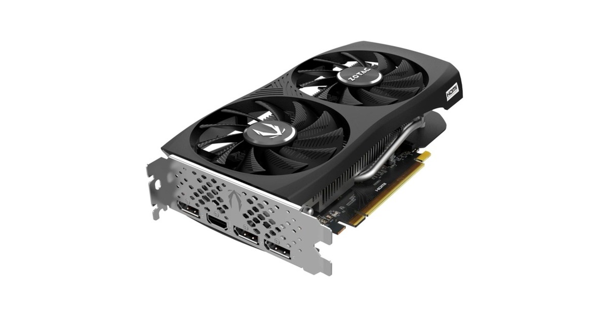 ZOTAC GAMING GeForce RTX 4060 8GB Twin Edge OC, Grafikkarte(schwarz, DLSS 3, 3x DisplayPort, 1x HDMI 2.1)
