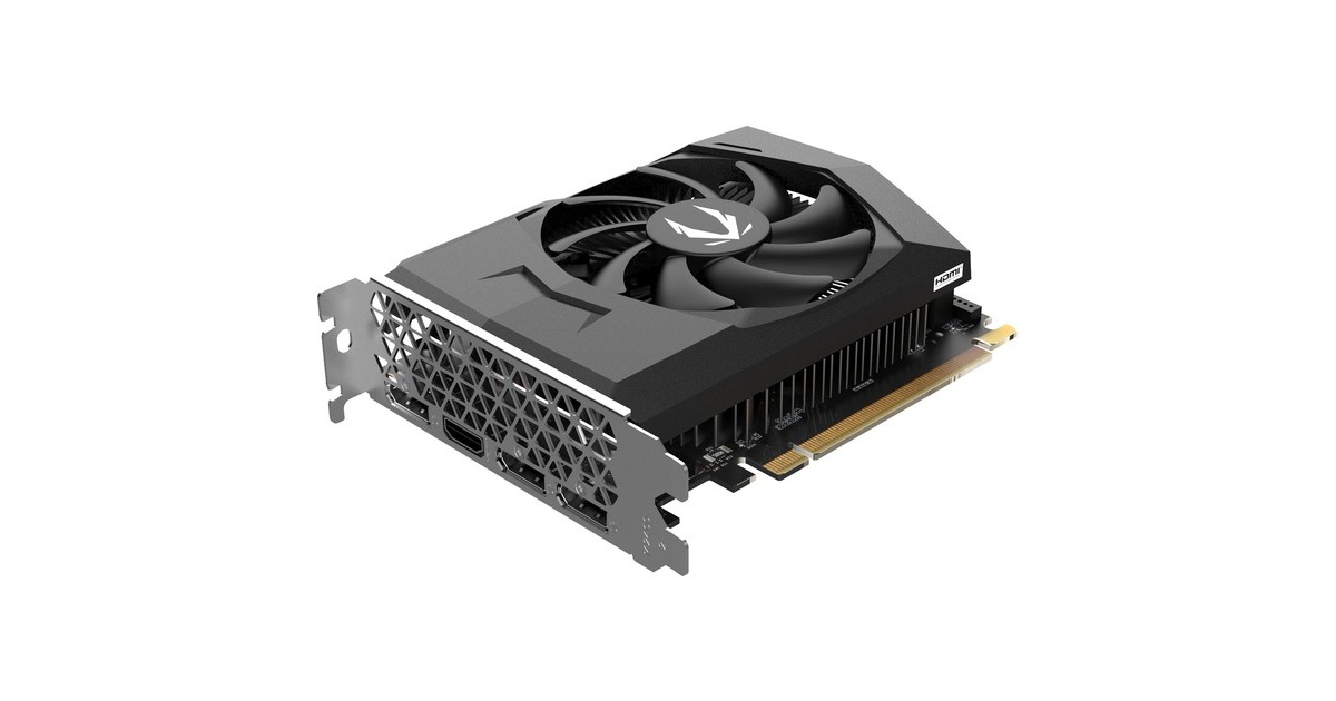 ZOTAC GeForce RTX 3050 SOLO, Grafikkarte(1x DisplayPort, 2x HDMI 2.1)