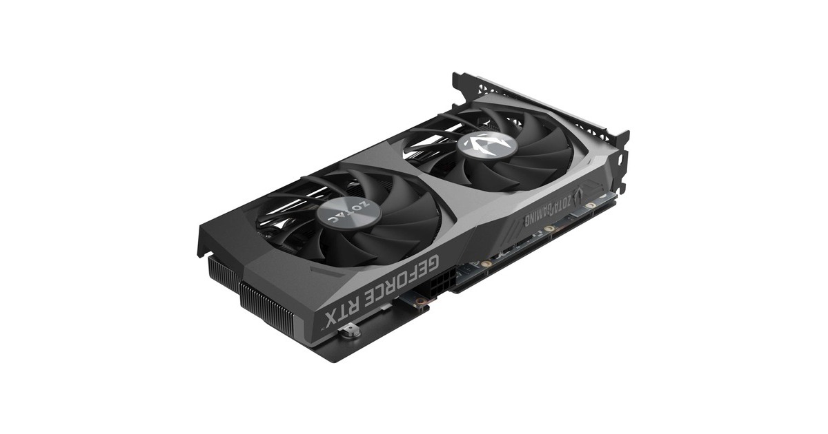 ZOTAC GeForce RTX 3060 TWIN EDGE, Grafikkarte(3x DisplayPort, 1x HDMI 2.1)