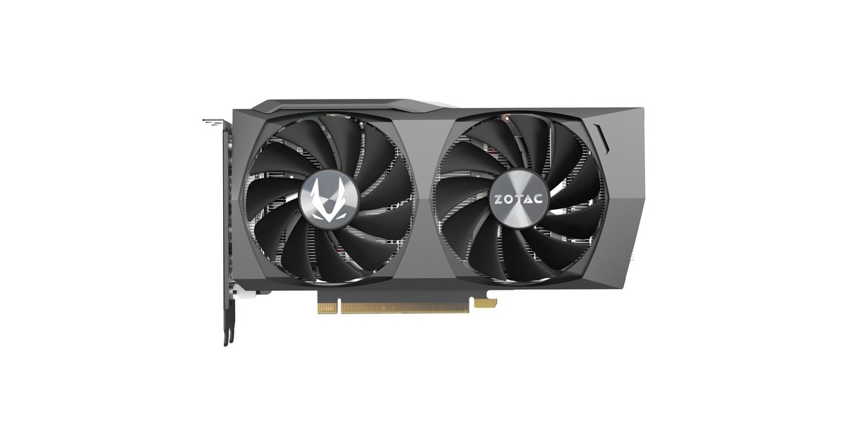 ZOTAC GeForce RTX 3060 TWIN EDGE, Grafikkarte(3x DisplayPort, 1x HDMI 2.1)