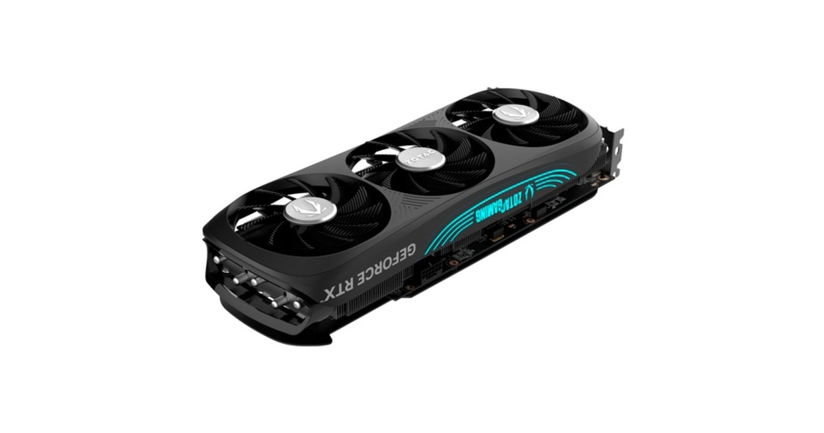 ZOTAC GeForce RTX 4070 SUPER Trinity Black Edition OC, Grafikkarte(DLSS 3, 3x DisplayPort, 1x HDMI 2.1)
