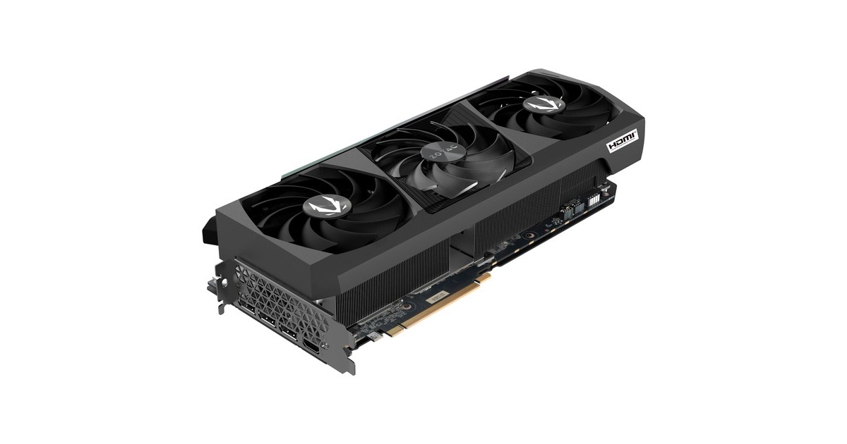 ZOTAC GeForce RTX 4070 Ti SUPER AMP HOLO, Grafikkarte(schwarz, DLSS 3, 3x DisplayPort, 1x HDMI 2.1a)