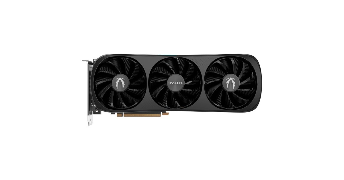 ZOTAC GeForce RTX 4070 Ti SUPER Trinity Black Edition, Grafikkarte(schwarz, DLSS 3, 3x DisplayPort, 1x HDMI 2.1a)