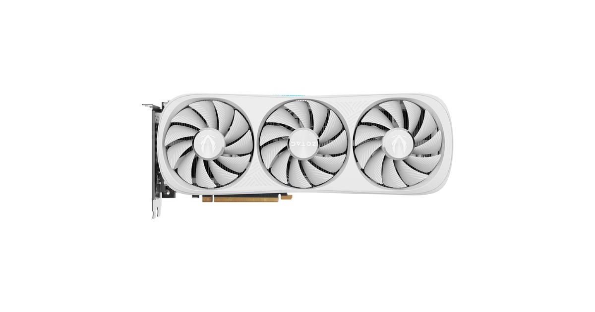ZOTAC GeForce RTX 4070 Ti SUPER Trinity OC, Grafikkarte(weiß, DLSS 3, 3x DisplayPort, 1x HDMI 2.1a)