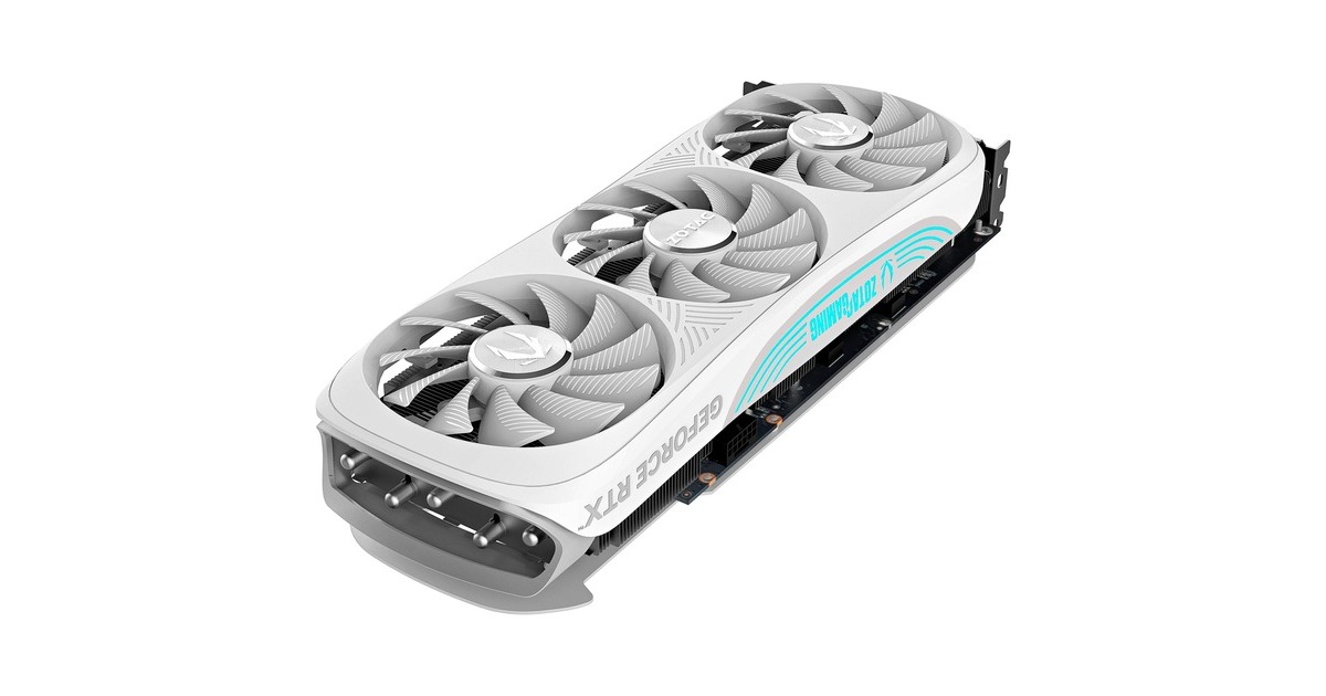 ZOTAC GeForce RTX 4080 SUPER Trinity OC White Edition 16GB, Grafikkarte(DLSS 3, 3x DisplayPort, 1x HDMI 2.1)