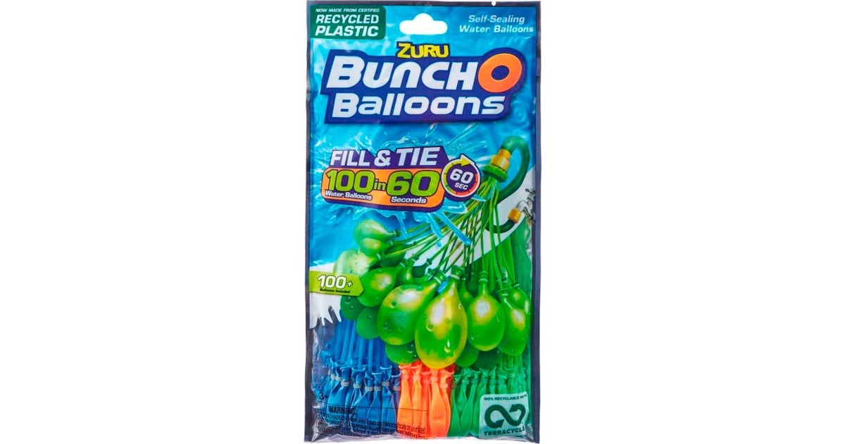 ZURU Bunch O Balloons Rapid Fill recycled, Wasserspielzeug(sortierter Artikel)