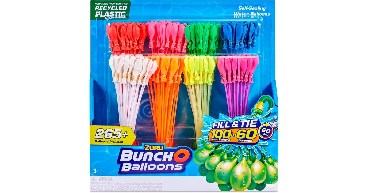 ZURU Bunch O Balloons Tropical Party Wasserballons-Set 280 Stück, Wasserspielzeug
