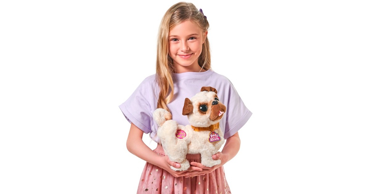 ZURU Pets Alive Booty Shaking Pups - Mops, Kuscheltier