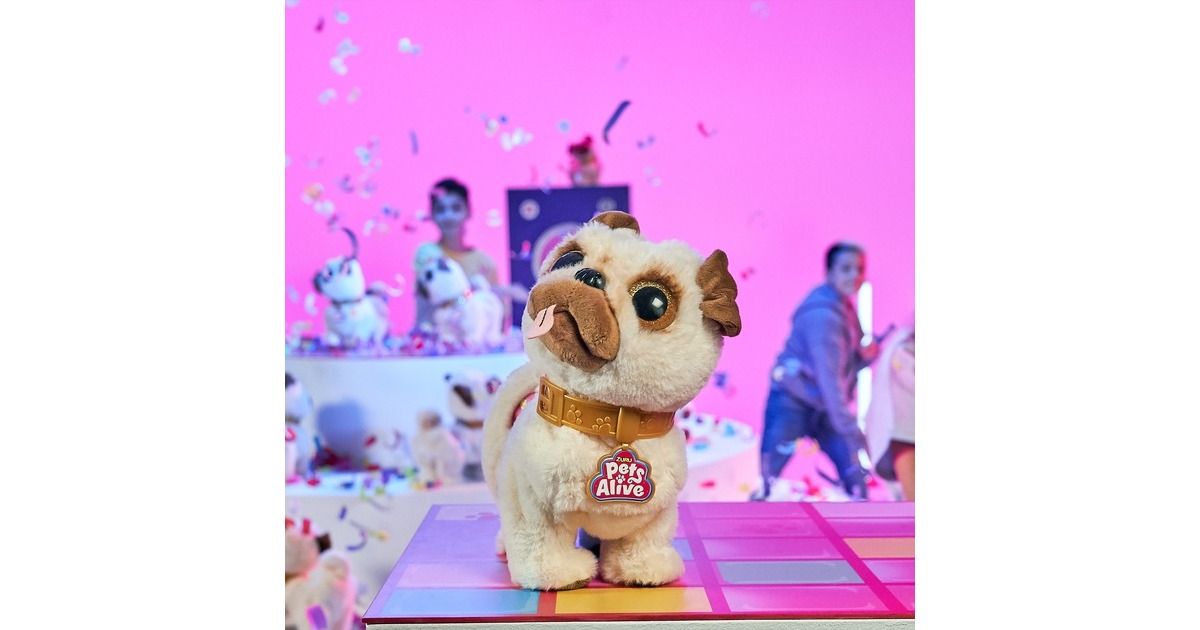 ZURU Pets Alive Booty Shaking Pups - Mops, Kuscheltier
