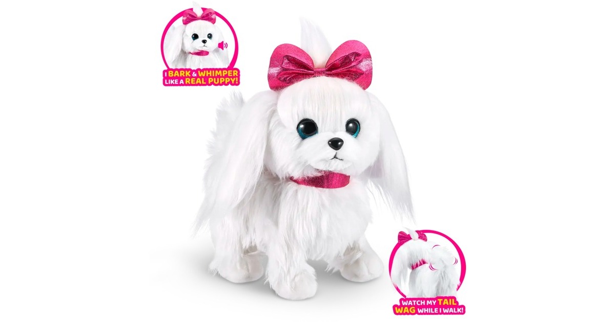 ZURU Pets Alive - Paw Paw der laufende Welpe, Kuscheltier