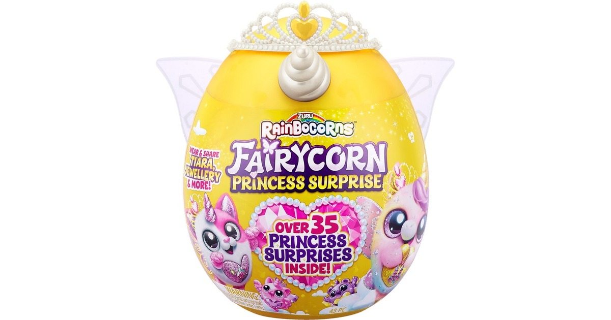 ZURU Rainbocorns - Fairycorn Princess Surprise Bär, Spielfigur