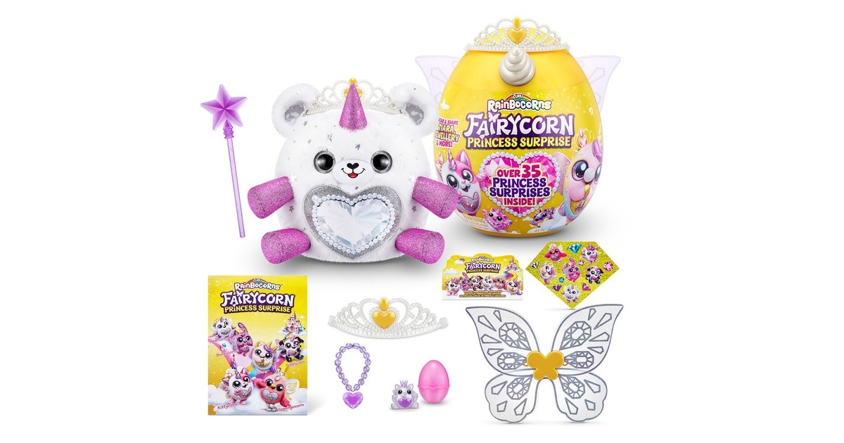 ZURU Rainbocorns - Fairycorn Princess Surprise Bär, Spielfigur