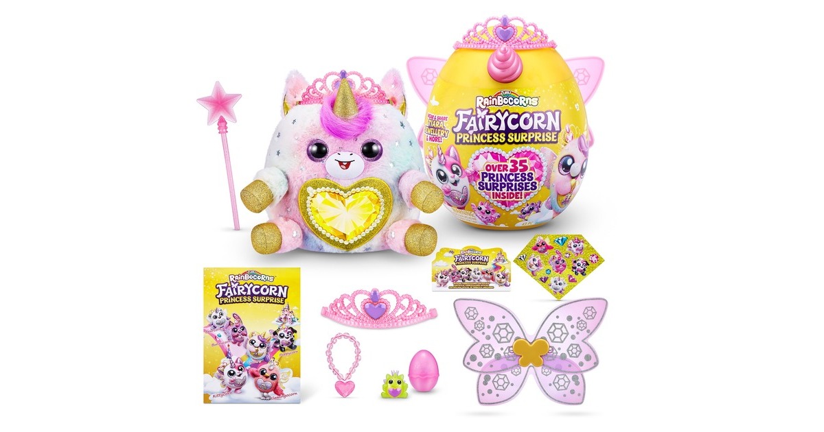 ZURU Rainbocorns - Fairycorn Princess Surprise Einhorn, Spielfigur