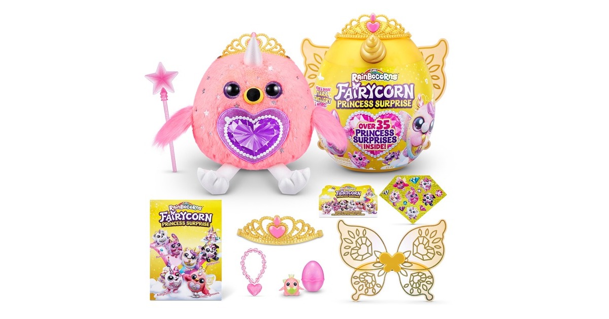 ZURU Rainbocorns - Fairycorn Princess Surprise Flamingo, Spielfigur