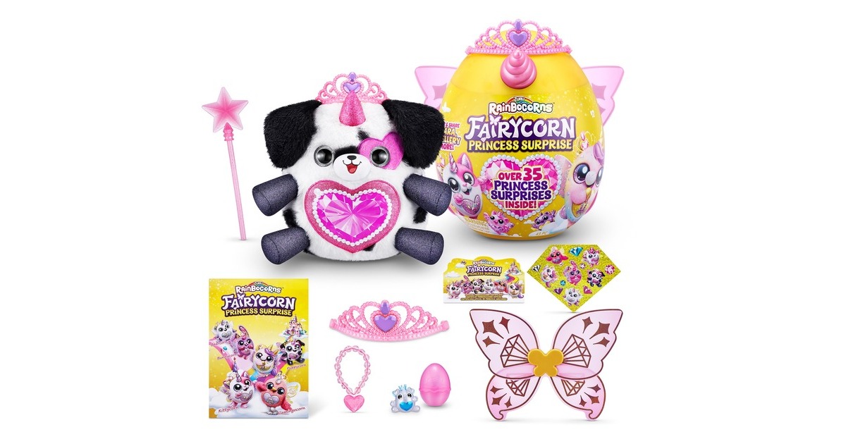 ZURU Rainbocorns - Fairycorn Princess Surprise Welpe, Spielfigur