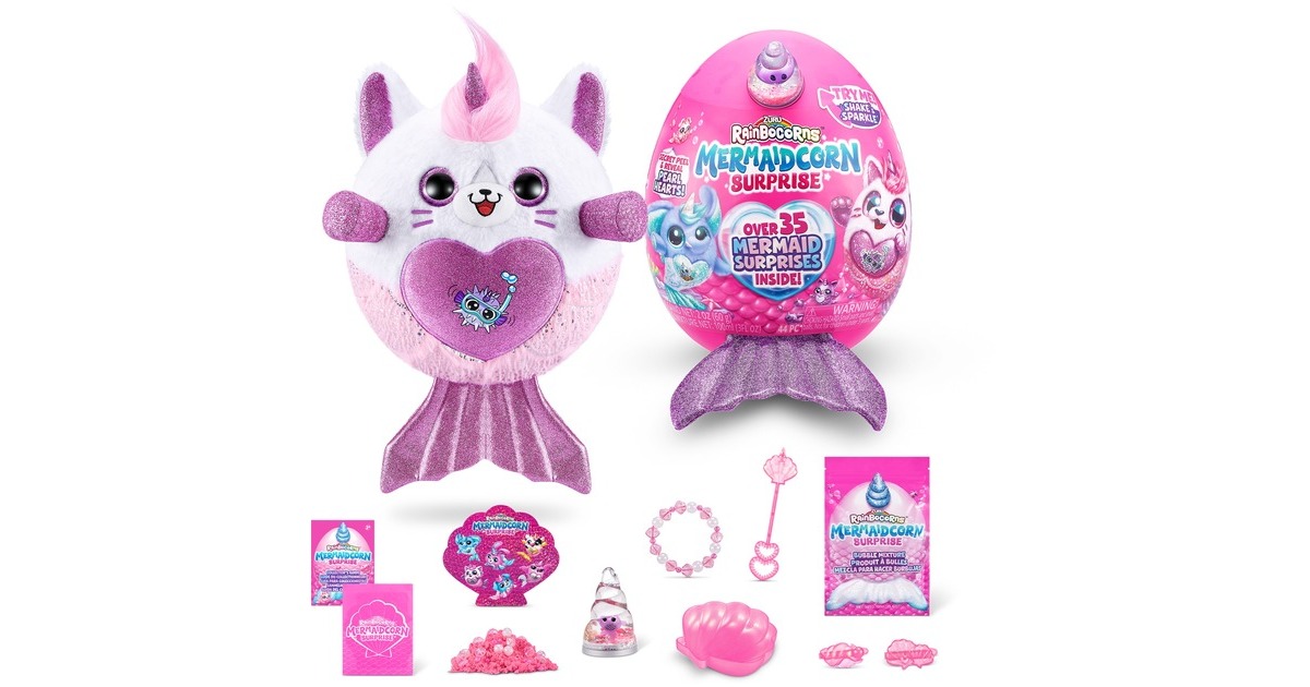 ZURU Rainbocorns - Mermaidcorn Surprise Katze, Spielfigur