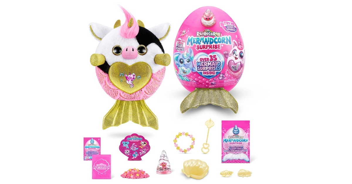 ZURU Rainbocorns - Mermaidcorn Surprise Kuh, Spielfigur