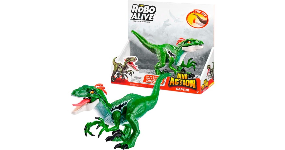 ZURU Robo Alive Dino Action Raptor, Spielfigur