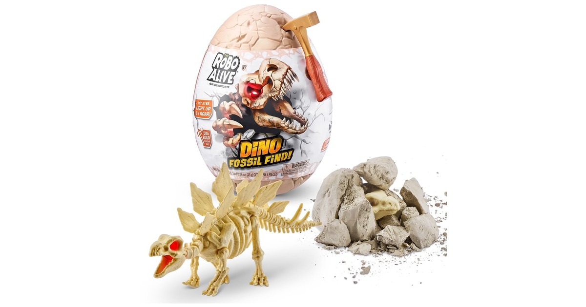 ZURU Robo Alive Dino Fossil Find Surprise, Spielfigur
