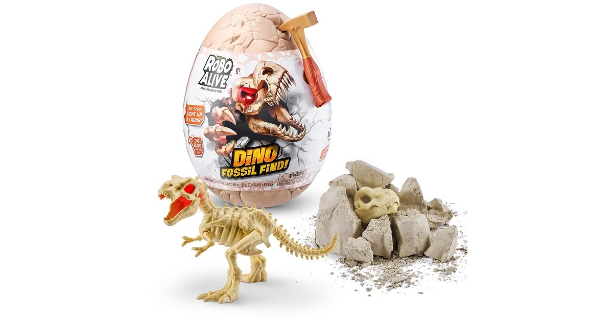 ZURU Robo Alive Dino Fossil Find Surprise, Spielfigur