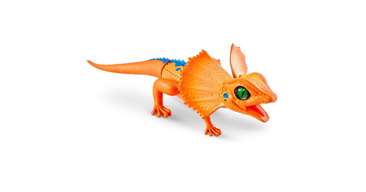 ZURU Robo Alive Lauernde Eidechse - orange, Spielfigur