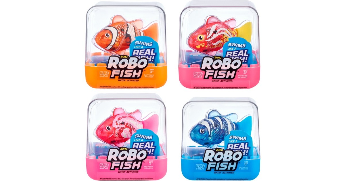 ZURU Robo Alive Robo Fish, Spielfigur(sortierter Artikel, eine Figur)