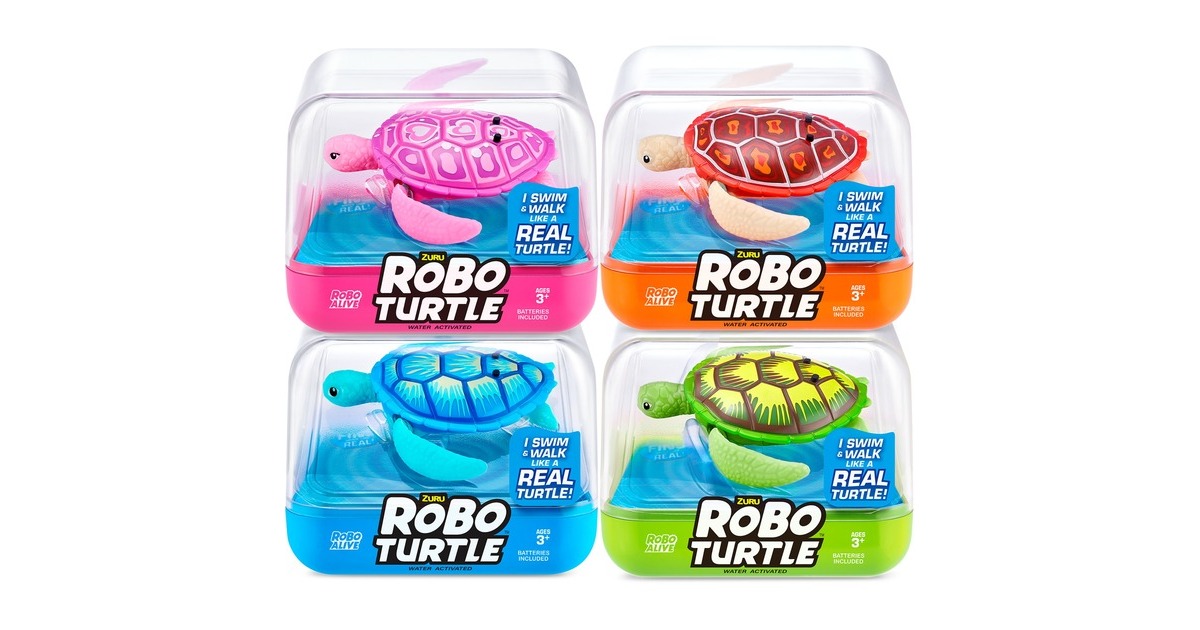 ZURU Robo Alive Robo Turtle, Spielfigur(sortierter Artikel, eine Figur)