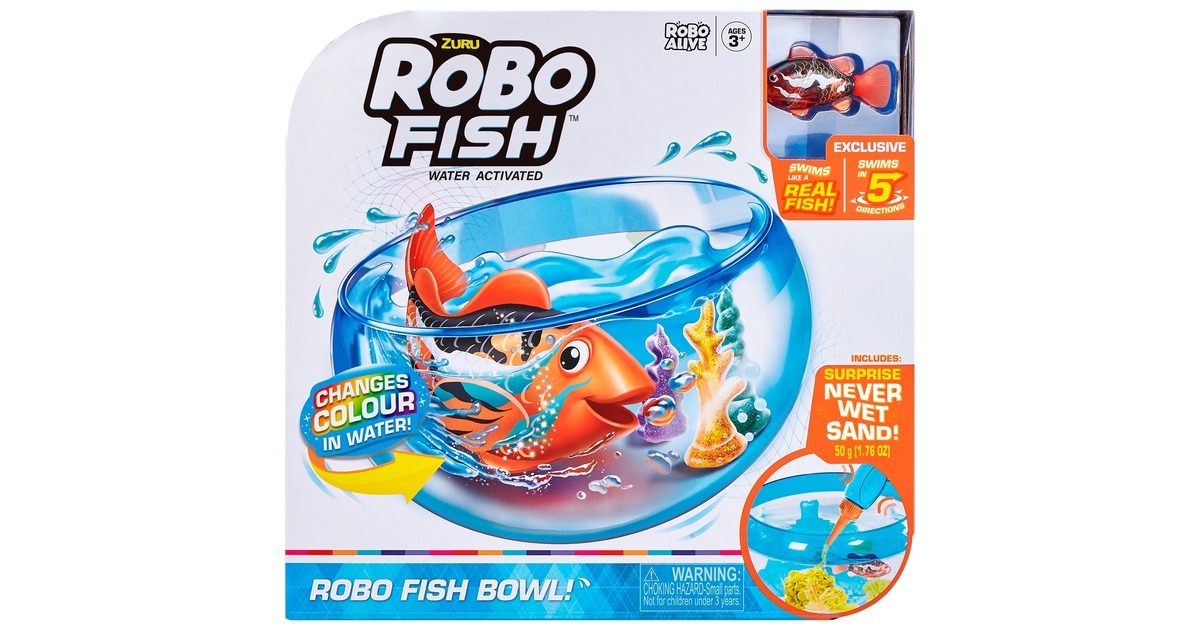 ZURU Robo Alive Robotic-Robo Fish Playset, Spielfigur