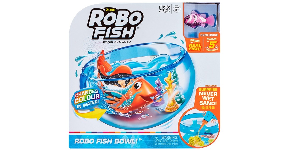 ZURU Robo Alive Robotic-Robo Fish Playset, Spielfigur